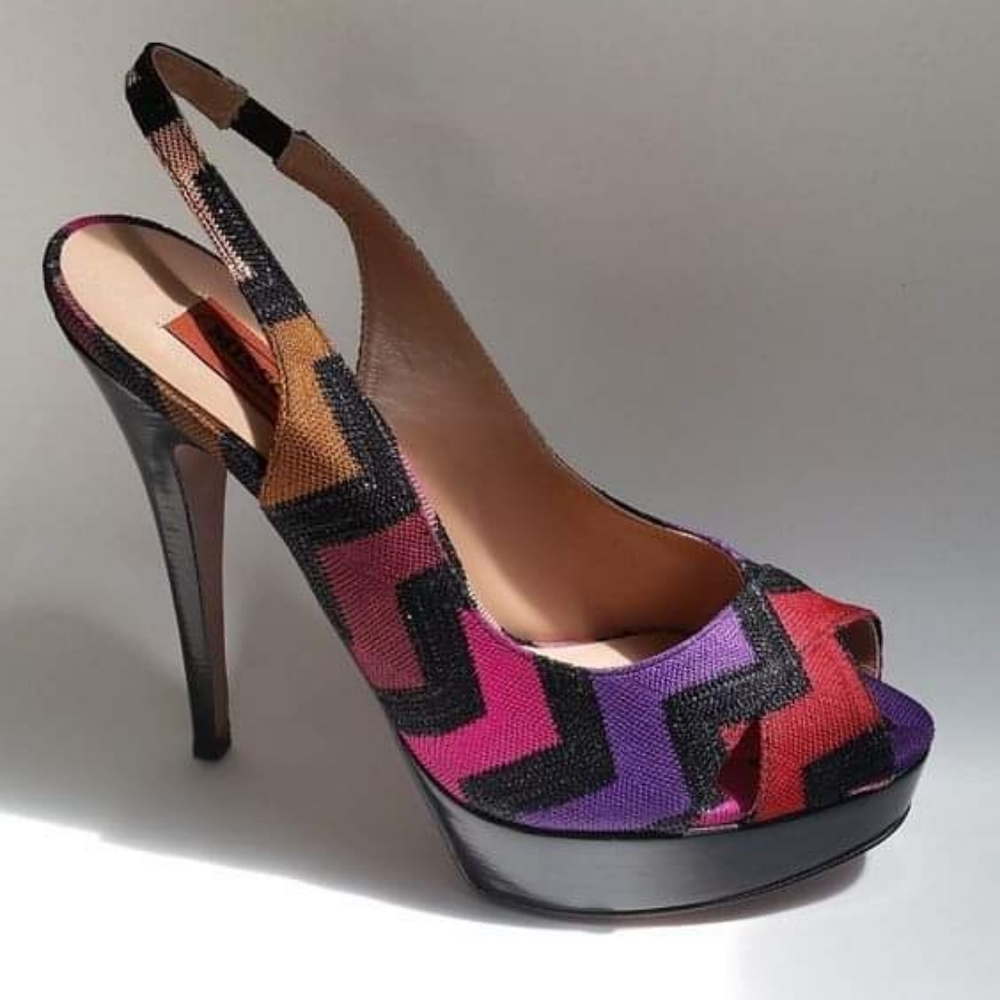 NEW MISSONI Slingback Sandals